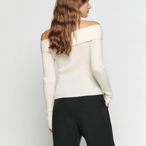 Natalia Cashmere Twist Front Sweater - Picture 2 of 6